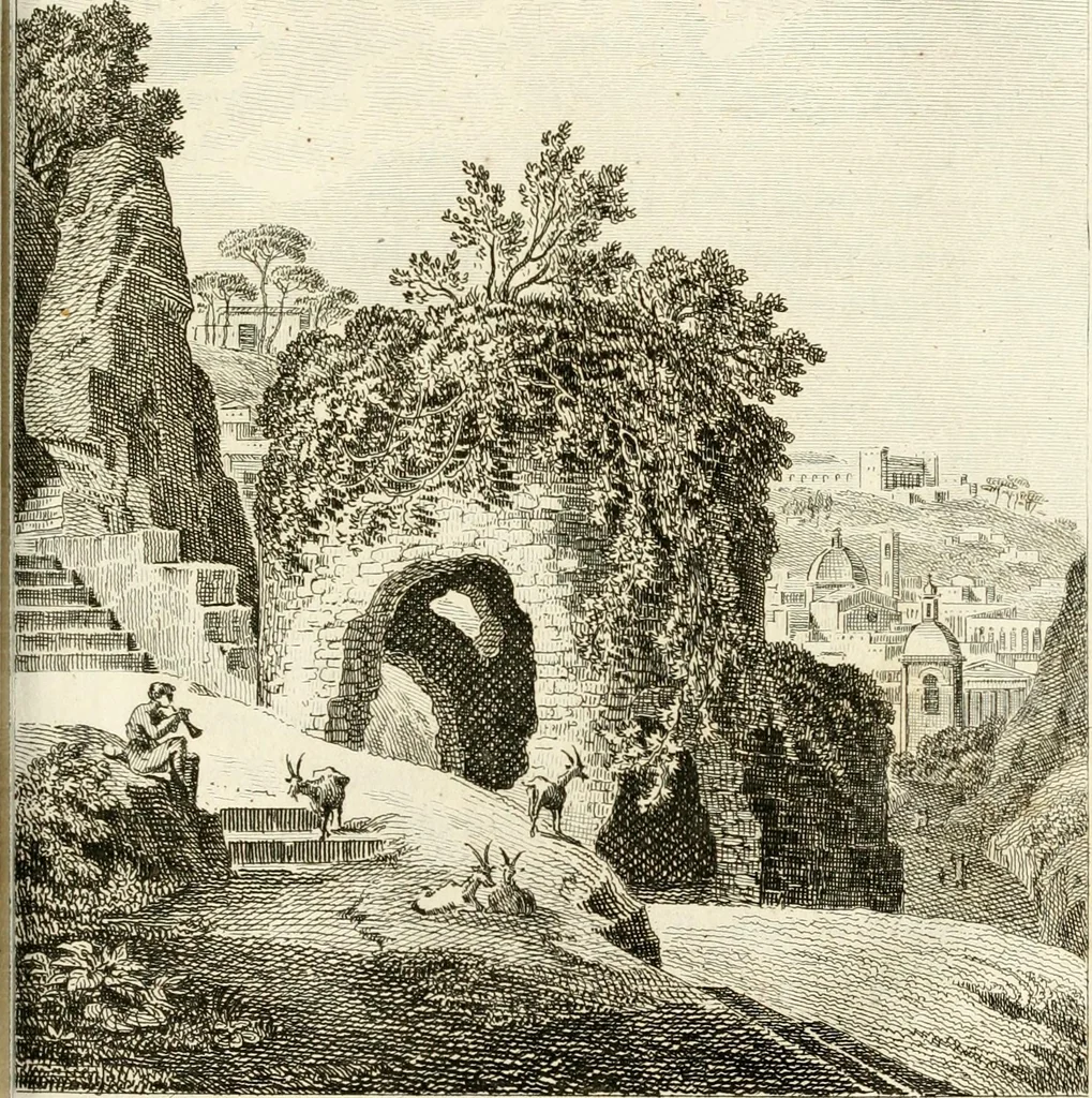 An illustration from Lettres sur l'Italie : faisant suite aux Lettres sur la Morée, l'Hellespont et Constantinople, 1819, leaf 350