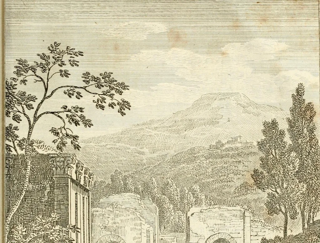 An illustration from Lettres sur l'Italie : faisant suite aux Lettres sur la Morée, l'Hellespont et Constantinople, 1819, leaf 396