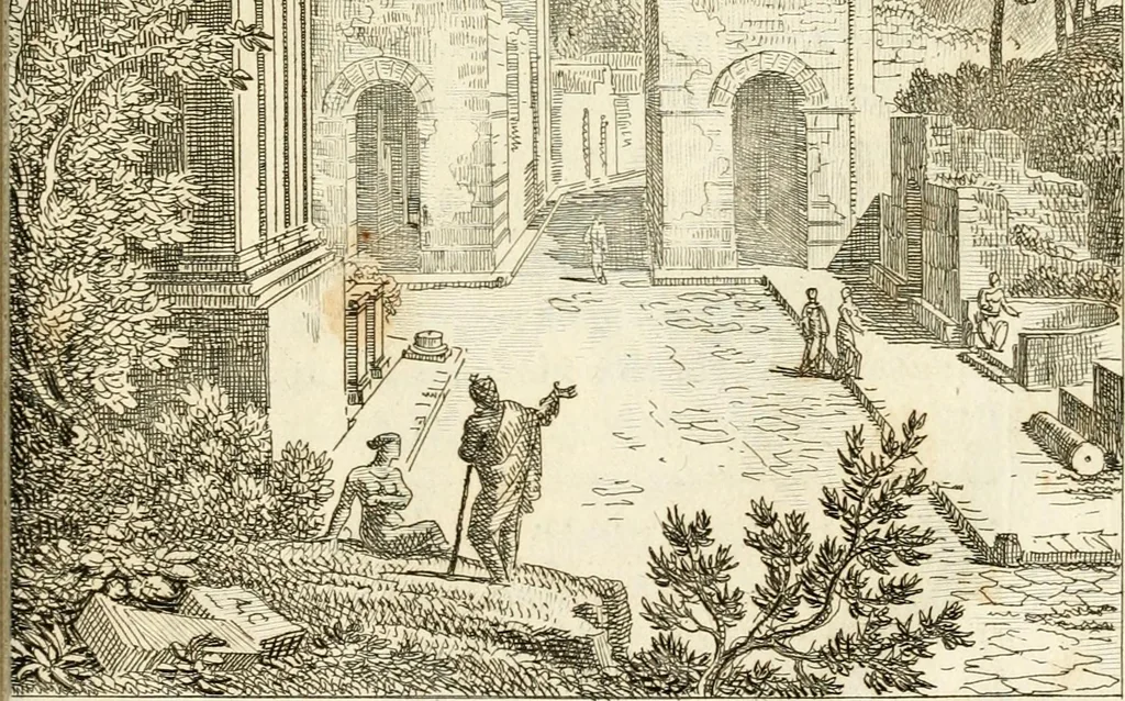 An illustration from Lettres sur l'Italie : faisant suite aux Lettres sur la Morée, l'Hellespont et Constantinople, 1819, leaf 396