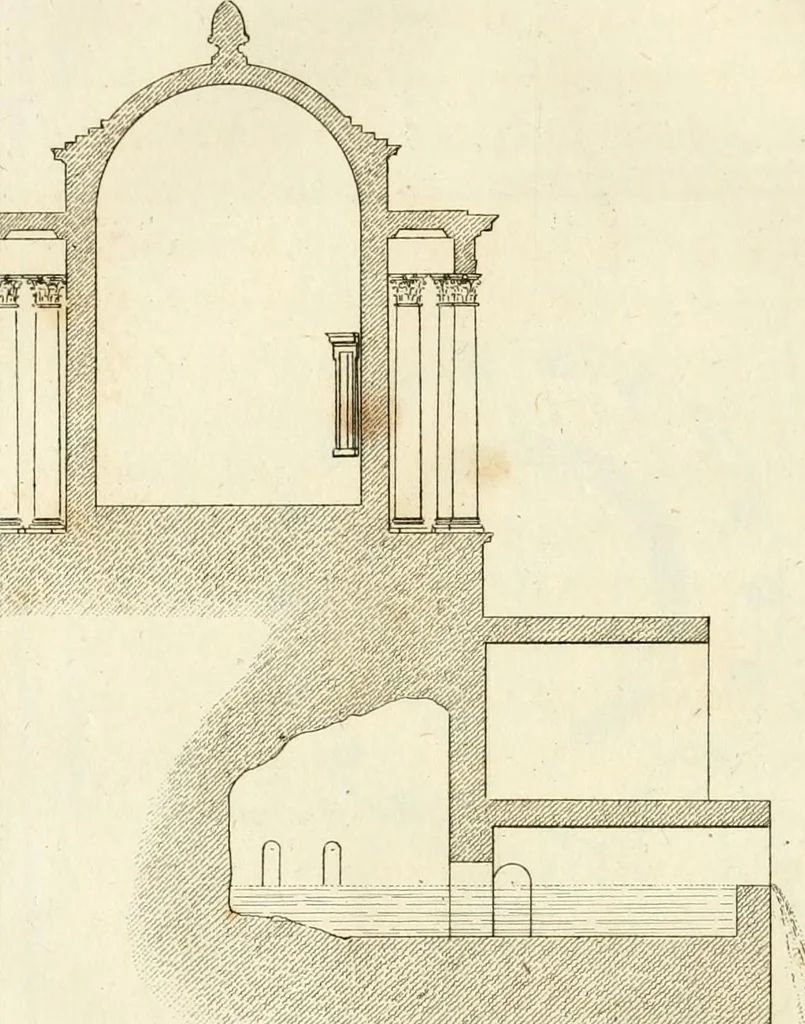 An illustration from Lettres sur l'Italie : faisant suite aux Lettres sur la Morée, l'Hellespont et Constantinople, 1819, leaf 172