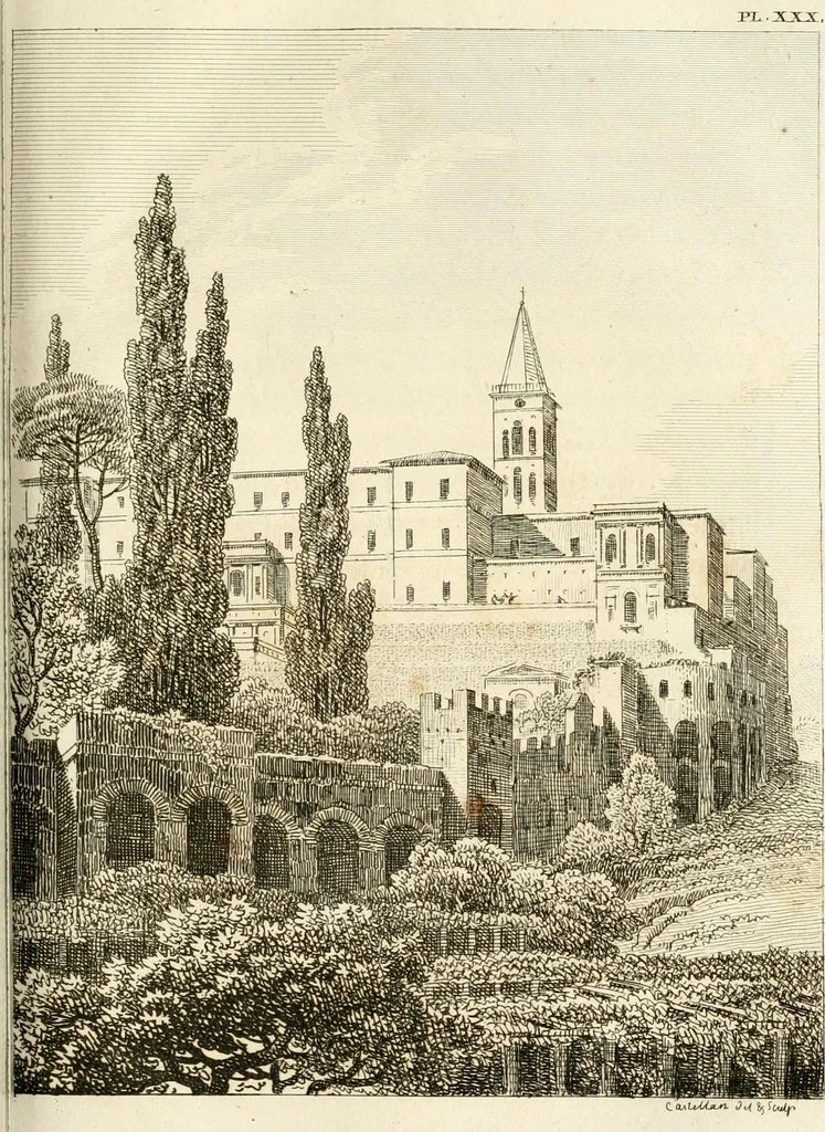 An illustration from Lettres sur l'Italie : faisant suite aux Lettres sur la Morée, l'Hellespont et Constantinople, 1819, leaf 181