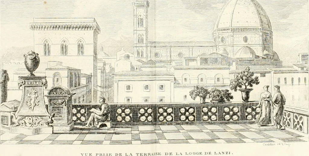 An illustration from Lettres sur l'Italie : faisant suite aux Lettres sur la Morée, l'Hellespont et Constantinople, 1819, leaf 21