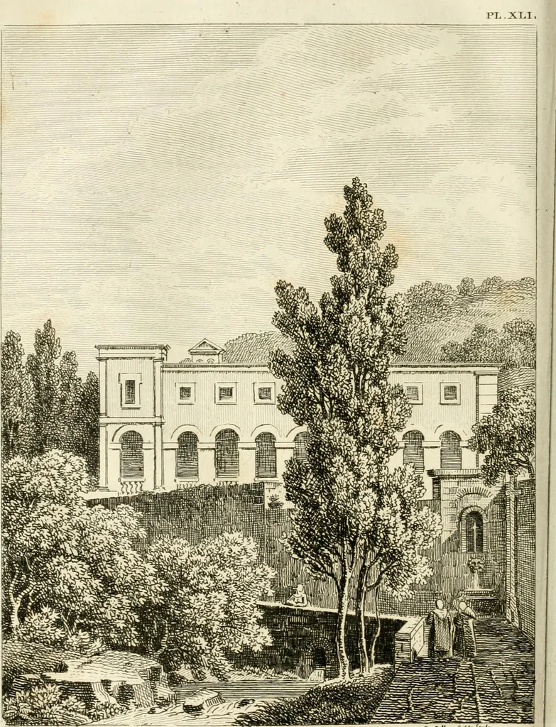 An illustration from Lettres sur l'Italie : faisant suite aux Lettres sur la Morée, l'Hellespont et Constantinople, 1819, leaf 215