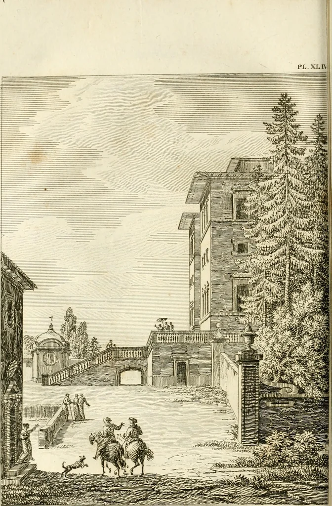 An illustration from Lettres sur l'Italie : faisant suite aux Lettres sur la Morée, l'Hellespont et Constantinople, 1819, leaf 265
