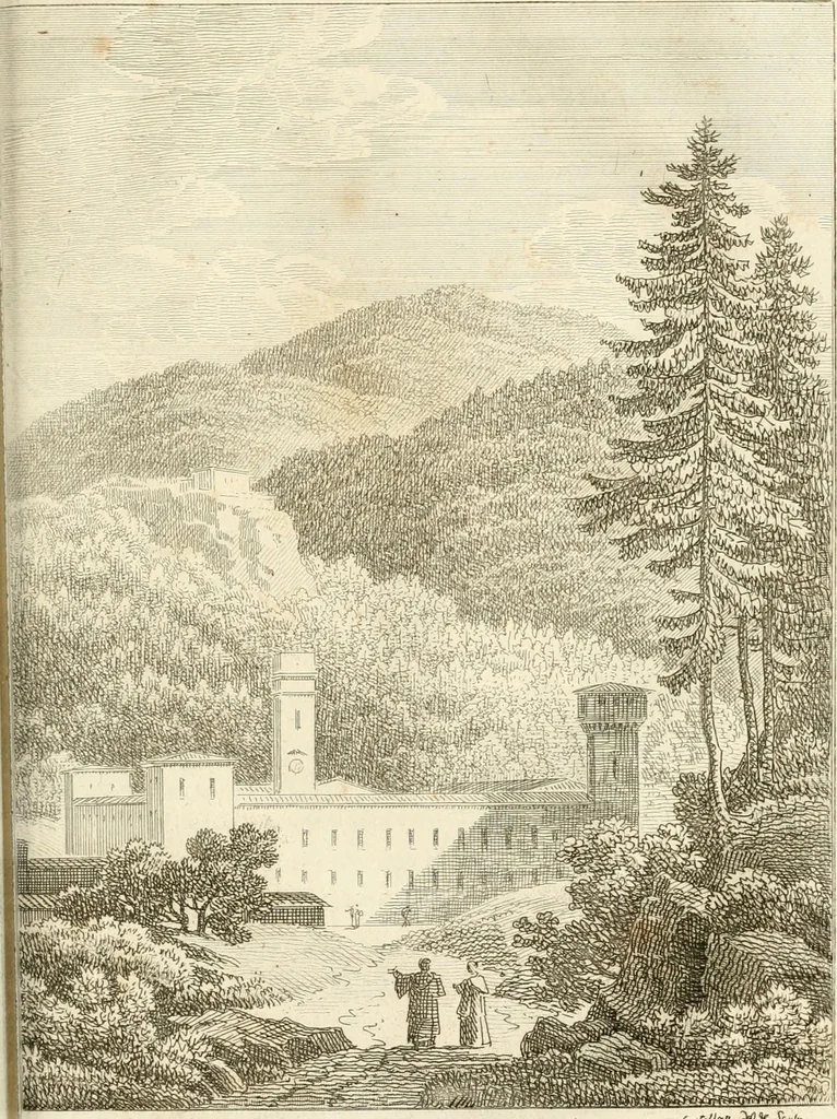 An illustration from Lettres sur l'Italie : faisant suite aux Lettres sur la Morée, l'Hellespont et Constantinople, 1819, leaf 350