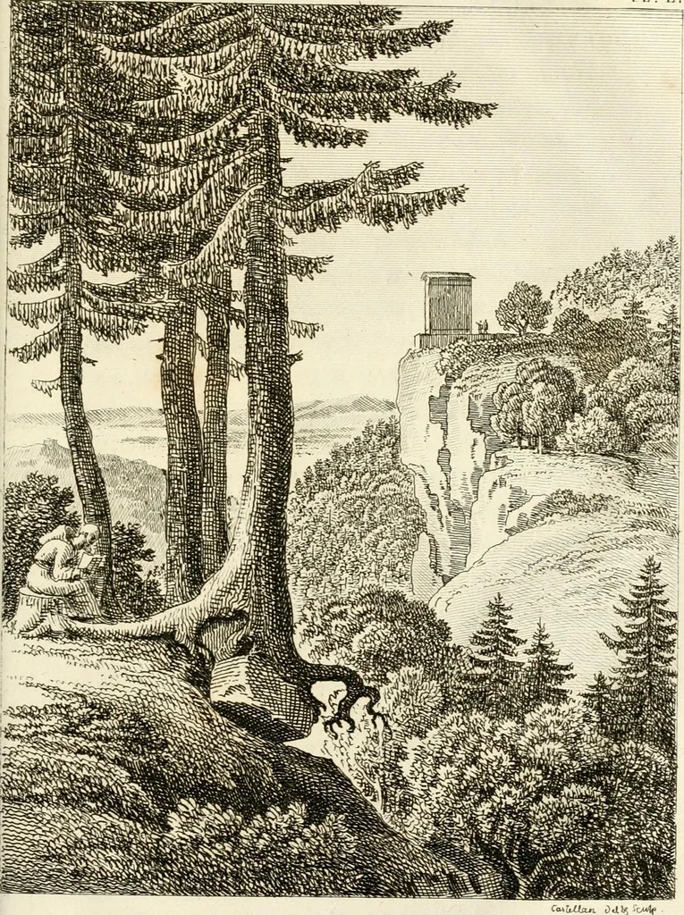 An illustration from Lettres sur l'Italie : faisant suite aux Lettres sur la Morée, l'Hellespont et Constantinople, 1819, leaf 392