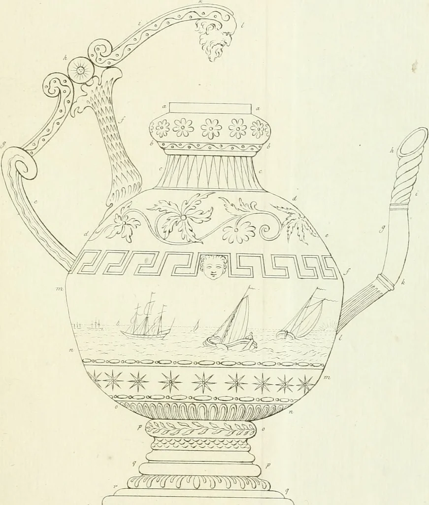 An illustration from Lettre sur la sculpture : à Monsieur Théod. de Smeth, ancien président des echevins de la ville d'Amsterdam, 1769, leaf 44