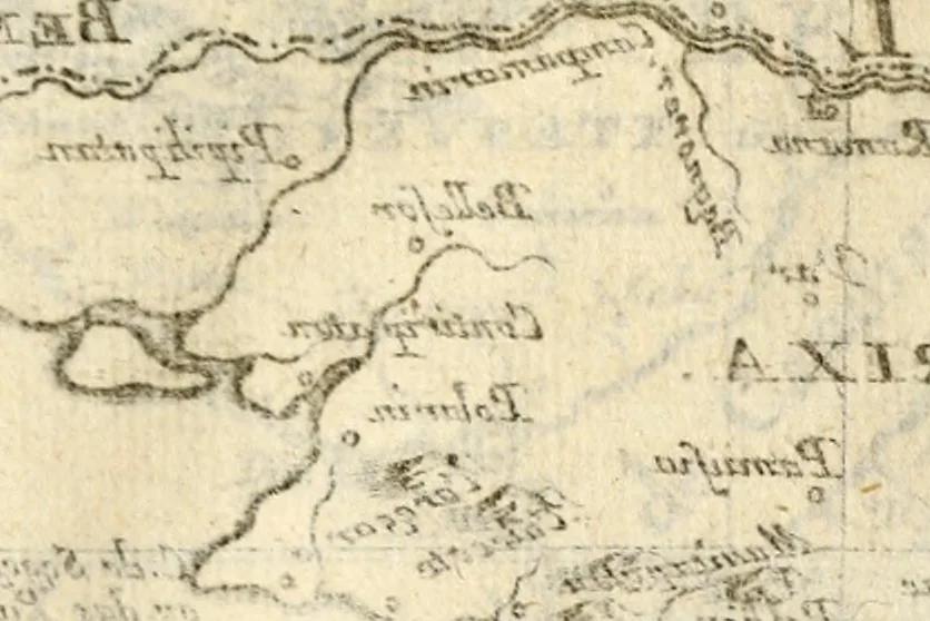 An illustration from L'Europe [l'Asie, l'Afrique, l'Amerique] en plusieurs cartes, e n plusieurs cartes, et en divers traittés de geographie et d'histoire .., 1683, leaf 157