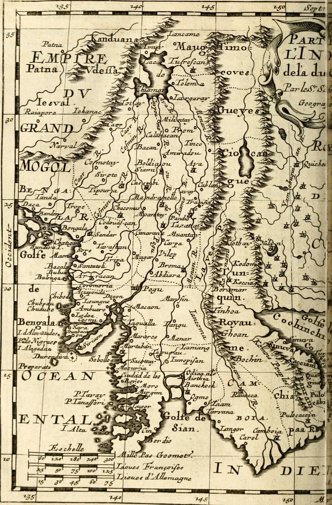 An illustration from L'Europe [l'Asie, l'Afrique, l'Amerique] en plusieurs cartes, e n plusieurs cartes, et en divers traittés de geographie et d'histoire .., 1683, leaf 167