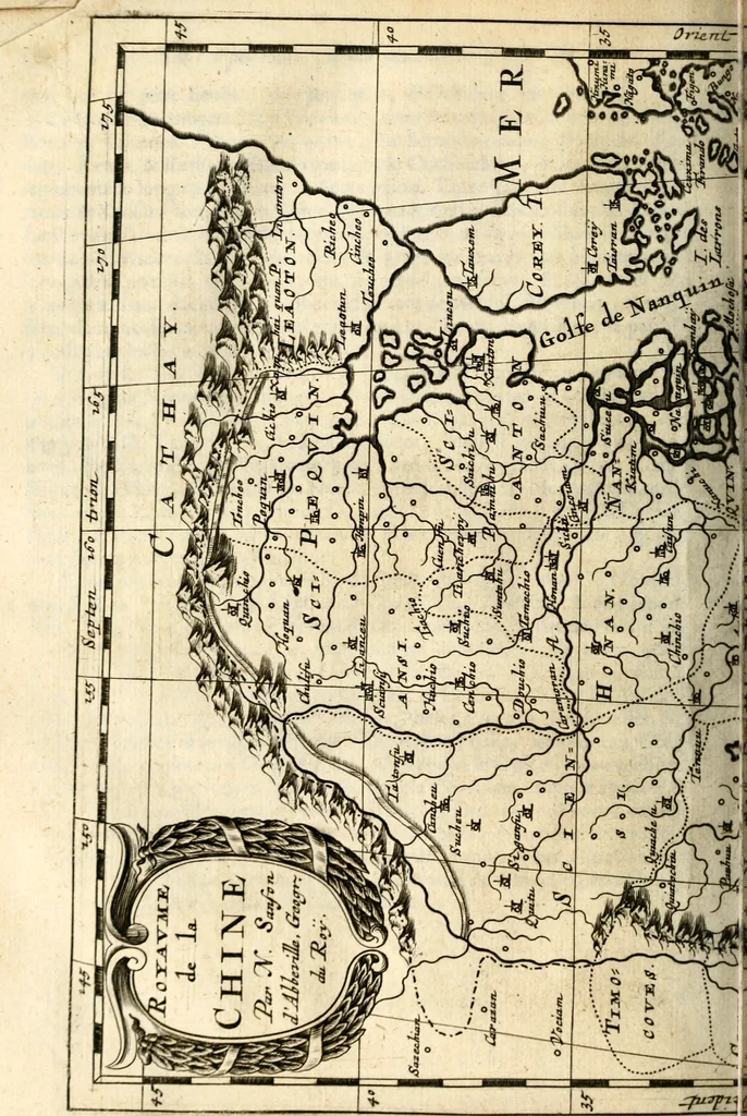 An illustration from L'Europe [l'Asie, l'Afrique, l'Amerique] en plusieurs cartes, e n plusieurs cartes, et en divers traittés de geographie et d'histoire .., 1683, leaf 179