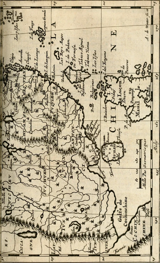 An illustration from L'Europe [l'Asie, l'Afrique, l'Amerique] en plusieurs cartes, e n plusieurs cartes, et en divers traittés de geographie et d'histoire .., 1683, leaf 180