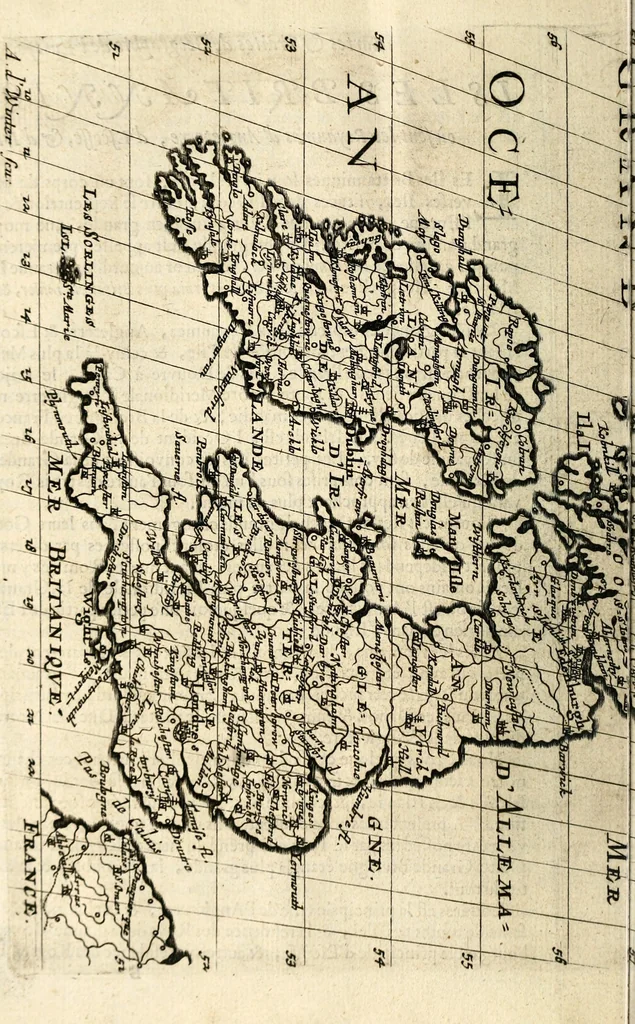An illustration from L'Europe [l'Asie, l'Afrique, l'Amerique] en plusieurs cartes, e n plusieurs cartes, et en divers traittés de geographie et d'histoire .., 1683, leaf 19