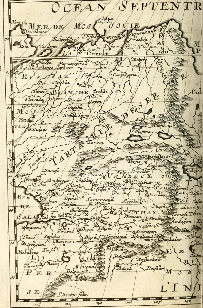 An illustration from L'Europe [l'Asie, l'Afrique, l'Amerique] en plusieurs cartes, e n plusieurs cartes, et en divers traittés de geographie et d'histoire .., 1683, leaf 191