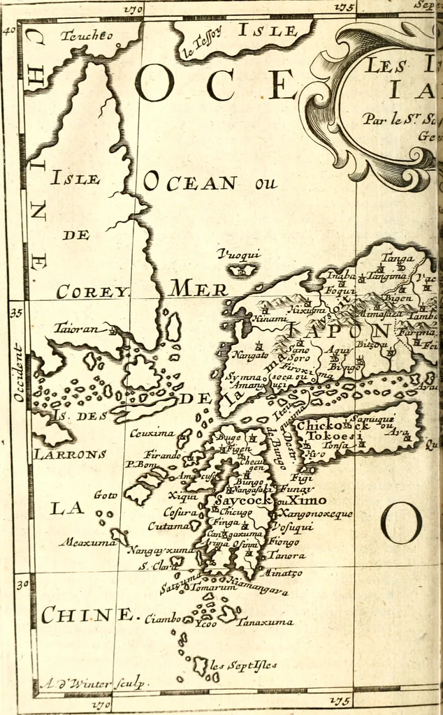 An illustration from L'Europe [l'Asie, l'Afrique, l'Amerique] en plusieurs cartes, e n plusieurs cartes, et en divers traittés de geographie et d'histoire .., 1683, leaf 199