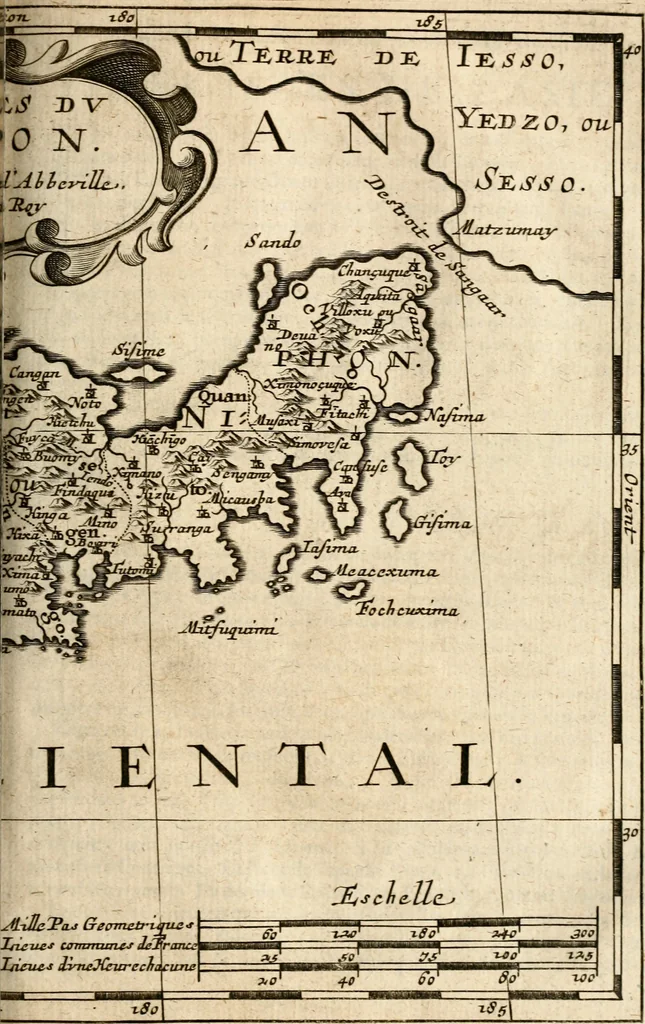 An illustration from L'Europe [l'Asie, l'Afrique, l'Amerique] en plusieurs cartes, e n plusieurs cartes, et en divers traittés de geographie et d'histoire .., 1683, leaf 200