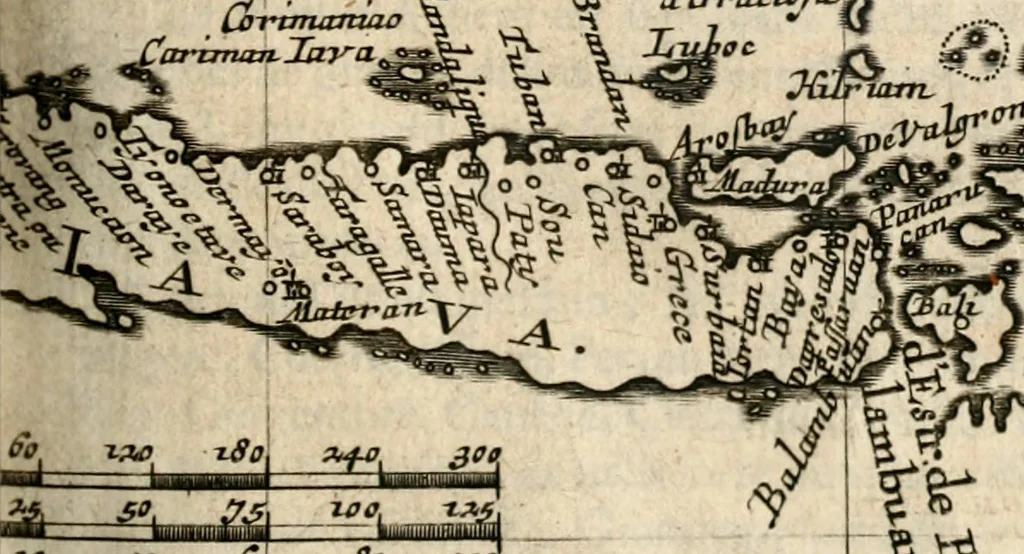 An illustration from L'Europe [l'Asie, l'Afrique, l'Amerique] en plusieurs cartes, e n plusieurs cartes, et en divers traittés de geographie et d'histoire .., 1683, leaf 228
