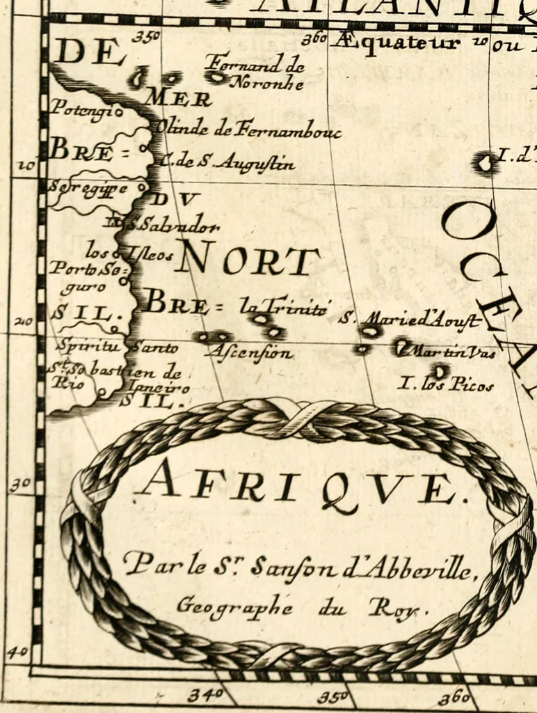 An illustration from L'Europe [l'Asie, l'Afrique, l'Amerique] en plusieurs cartes, e n plusieurs cartes, et en divers traittés de geographie et d'histoire .., 1683, leaf 249
