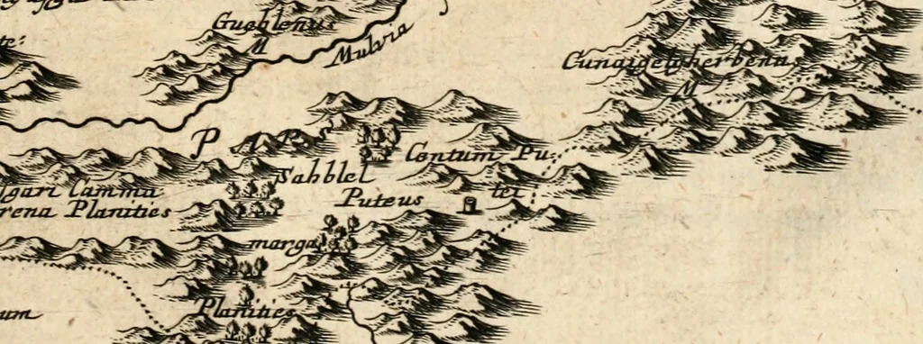 An illustration from L'Europe [l'Asie, l'Afrique, l'Amerique] en plusieurs cartes, e n plusieurs cartes, et en divers traittés de geographie et d'histoire .., 1683, leaf 270