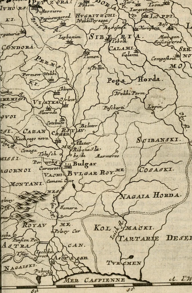An illustration from L'Europe [l'Asie, l'Afrique, l'Amerique] en plusieurs cartes, e n plusieurs cartes, et en divers traittés de geographie et d'histoire .., 1683, leaf 28
