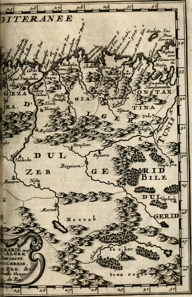 An illustration from L'Europe [l'Asie, l'Afrique, l'Amerique] en plusieurs cartes, e n plusieurs cartes, et en divers traittés de geographie et d'histoire .., 1683, leaf 282
