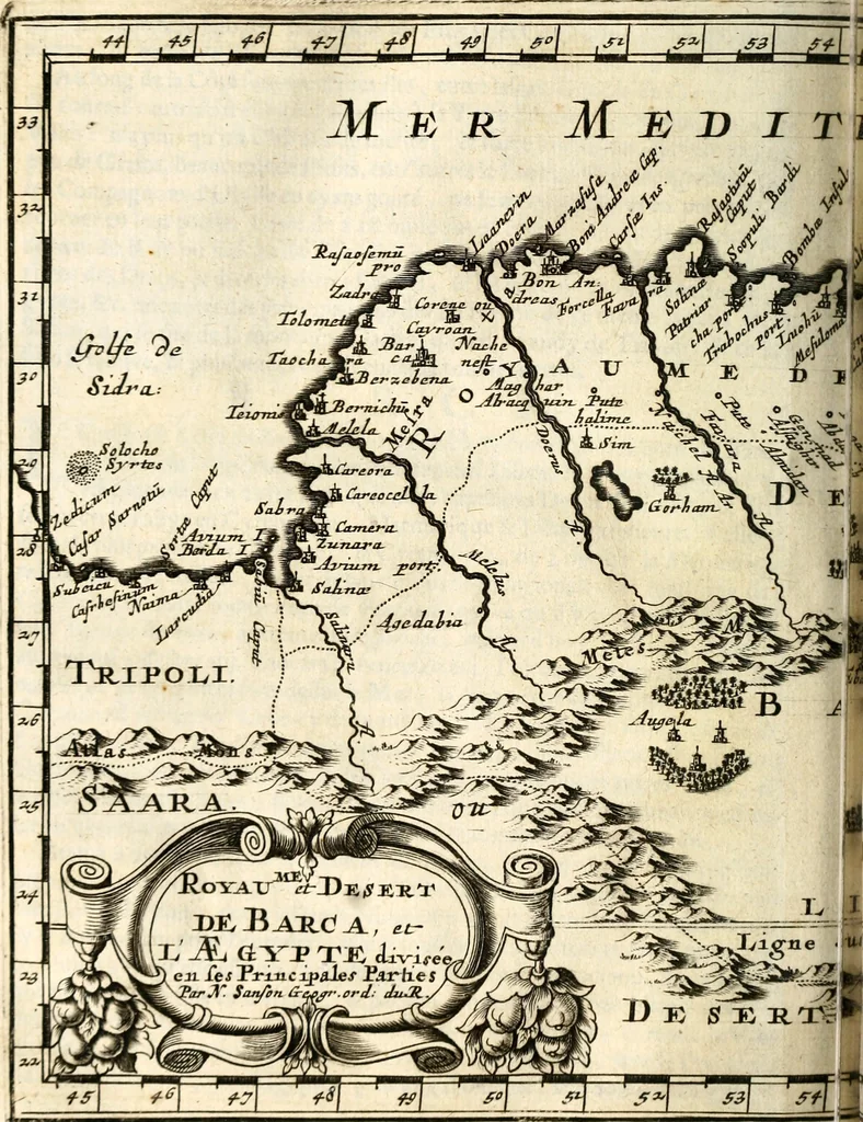 An illustration from L'Europe [l'Asie, l'Afrique, l'Amerique] en plusieurs cartes, e n plusieurs cartes, et en divers traittés de geographie et d'histoire .., 1683, leaf 303