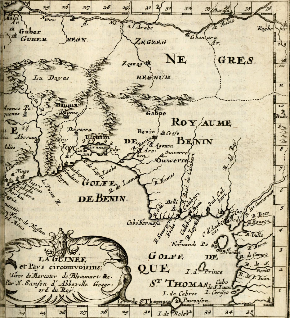 An illustration from L'Europe [l'Asie, l'Afrique, l'Amerique] en plusieurs cartes, e n plusieurs cartes, et en divers traittés de geographie et d'histoire .., 1683, leaf 338