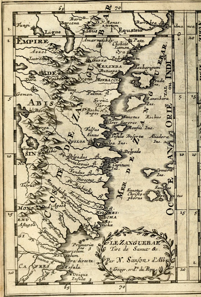 An illustration from L'Europe [l'Asie, l'Afrique, l'Amerique] en plusieurs cartes, e n plusieurs cartes, et en divers traittés de geographie et d'histoire .., 1683, leaf 353