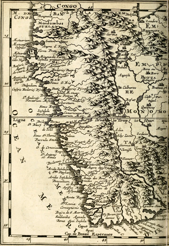 An illustration from L'Europe [l'Asie, l'Afrique, l'Amerique] en plusieurs cartes, e n plusieurs cartes, et en divers traittés de geographie et d'histoire .., 1683, leaf 371