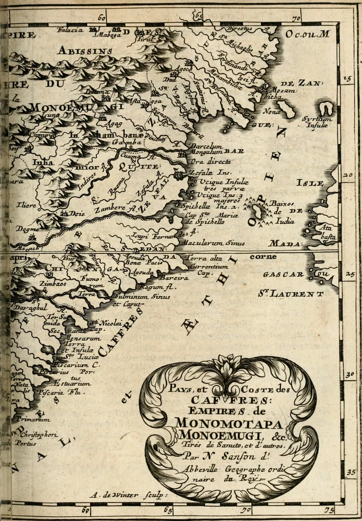 An illustration from L'Europe [l'Asie, l'Afrique, l'Amerique] en plusieurs cartes, e n plusieurs cartes, et en divers traittés de geographie et d'histoire .., 1683, leaf 372