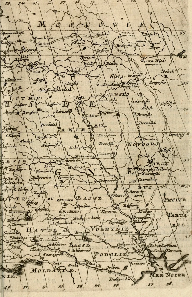 An illustration from L'Europe [l'Asie, l'Afrique, l'Amerique] en plusieurs cartes, e n plusieurs cartes, et en divers traittés de geographie et d'histoire .., 1683, leaf 40
