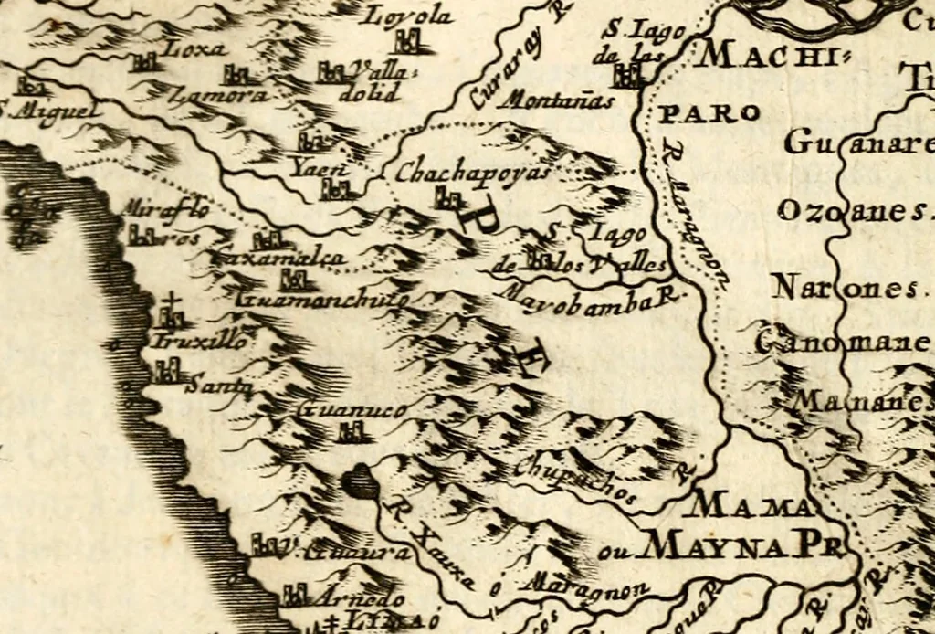 An illustration from L'Europe [l'Asie, l'Afrique, l'Amerique] en plusieurs cartes, e n plusieurs cartes, et en divers traittés de geographie et d'histoire .., 1683, leaf 511