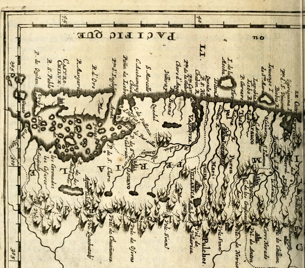 An illustration from L'Europe [l'Asie, l'Afrique, l'Amerique] en plusieurs cartes, e n plusieurs cartes, et en divers traittés de geographie et d'histoire .., 1683, leaf 523