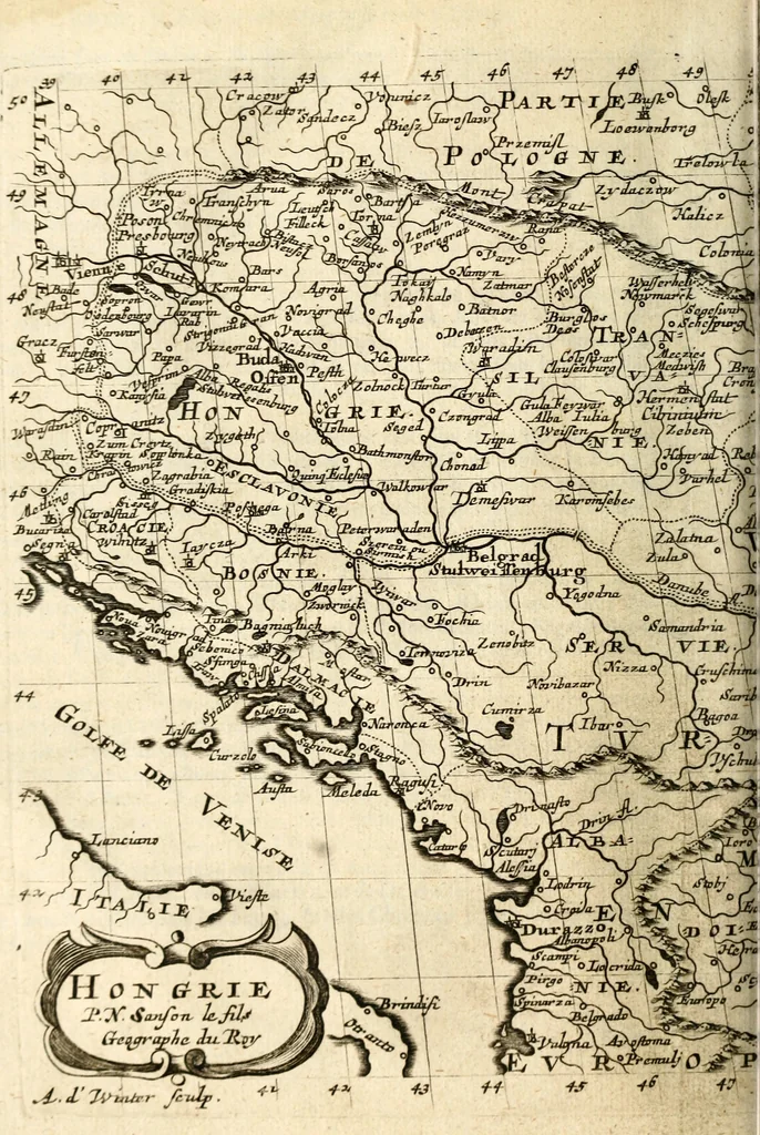An illustration from L'Europe [l'Asie, l'Afrique, l'Amerique] en plusieurs cartes, e n plusieurs cartes, et en divers traittés de geographie et d'histoire .., 1683, leaf 55