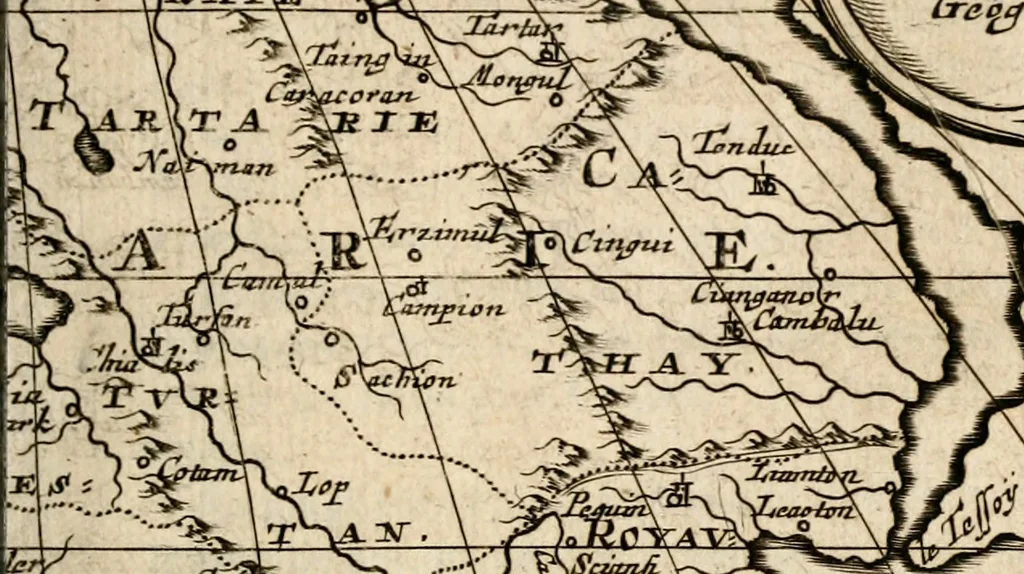 An illustration from L'Europe [l'Asie, l'Afrique, l'Amerique] en plusieurs cartes, e n plusieurs cartes, et en divers traittés de geographie et d'histoire .., 1683, leaf 74