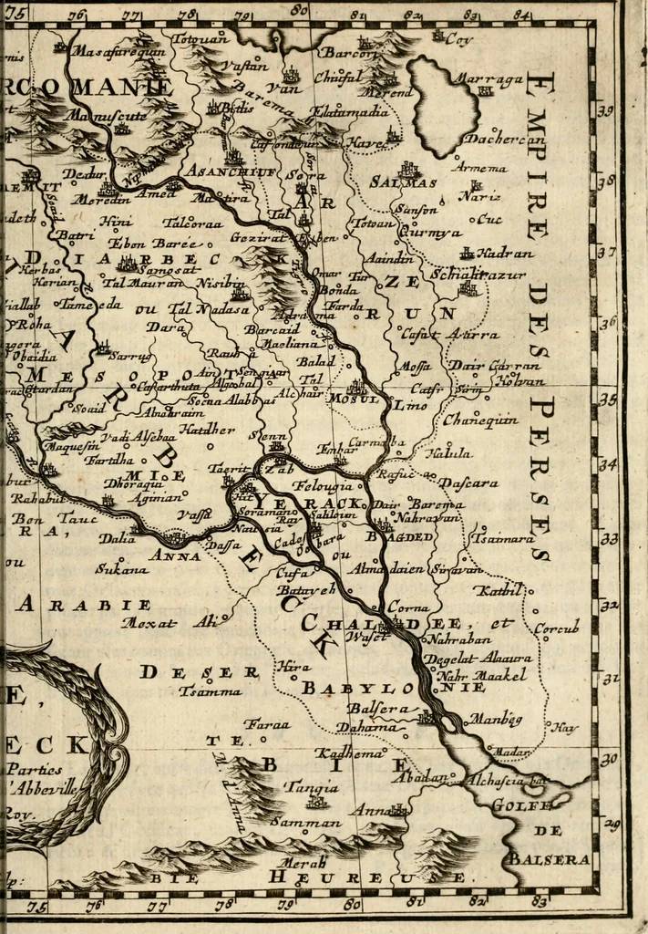An illustration from L'Europe [l'Asie, l'Afrique, l'Amerique] en plusieurs cartes, e n plusieurs cartes, et en divers traittés de geographie et d'histoire .., 1683, leaf 96