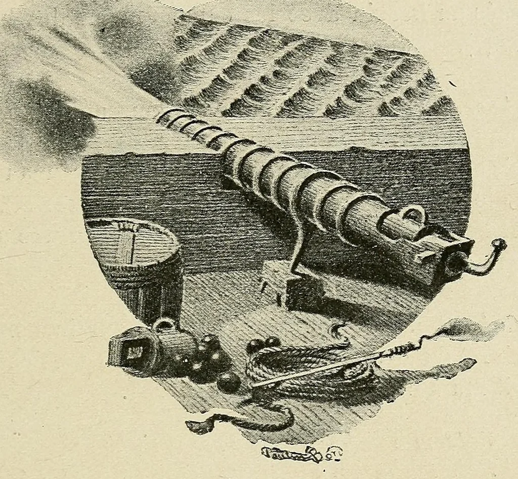 An illustration from Le Vaisseau S. Gabriel, 1900, leaf 23