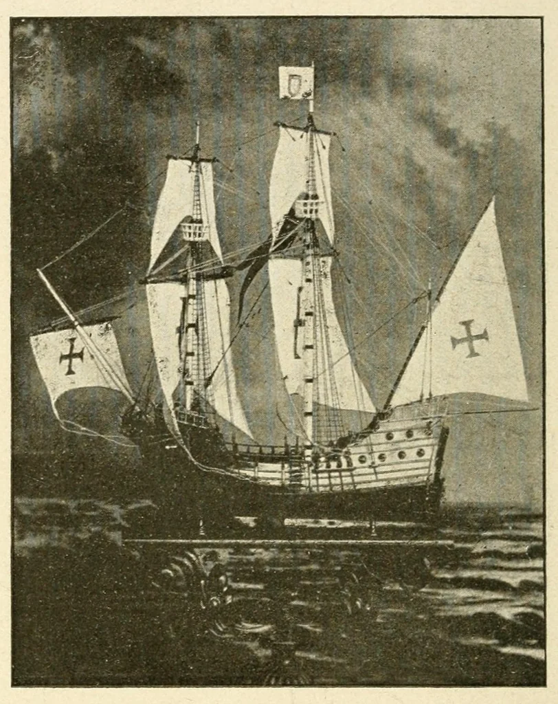 An illustration from Le Vaisseau S. Gabriel, 1900, leaf 4