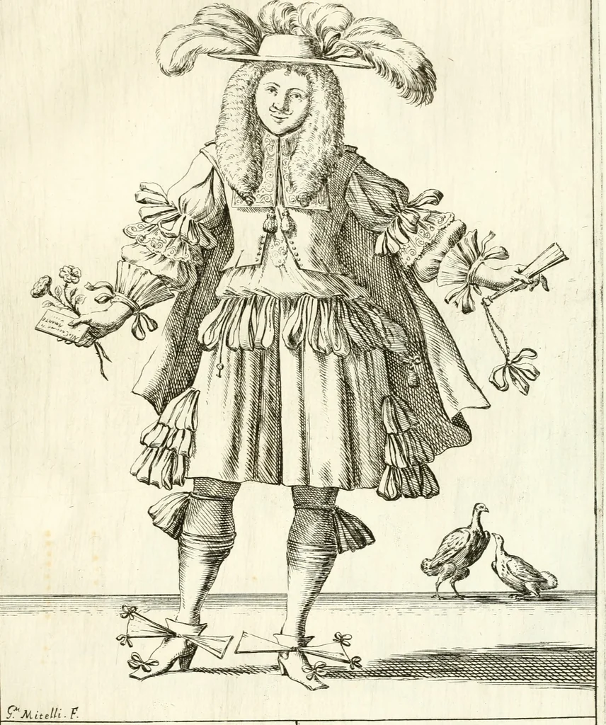An illustration from Le ventiqvattr' hore dell' hvmana felicità : invenzione disegno ed intaglio, 1675, leaf 16