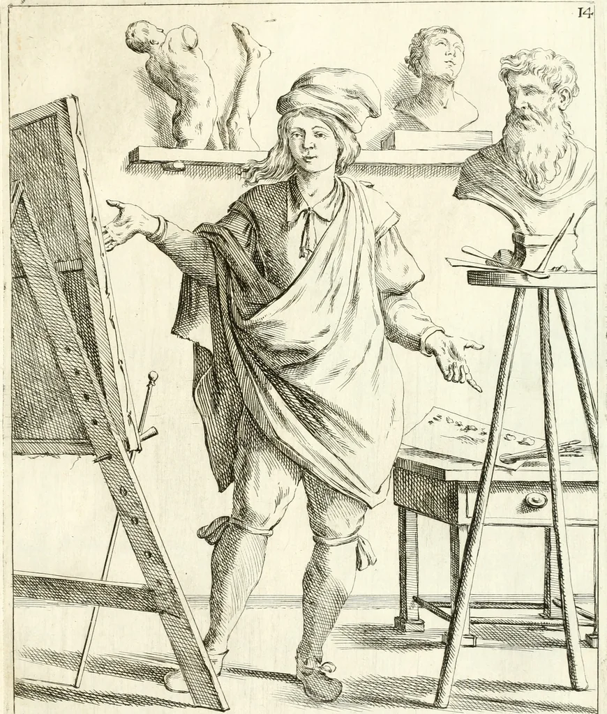 An illustration from Le ventiqvattr' hore dell' hvmana felicità : invenzione disegno ed intaglio, 1675, leaf 38