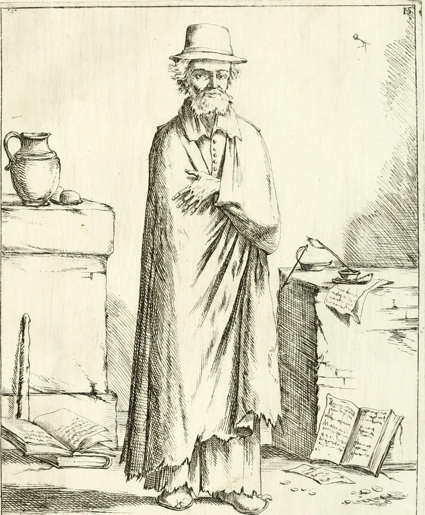 An illustration from Le ventiqvattr' hore dell' hvmana felicità : invenzione disegno ed intaglio, 1675, leaf 40