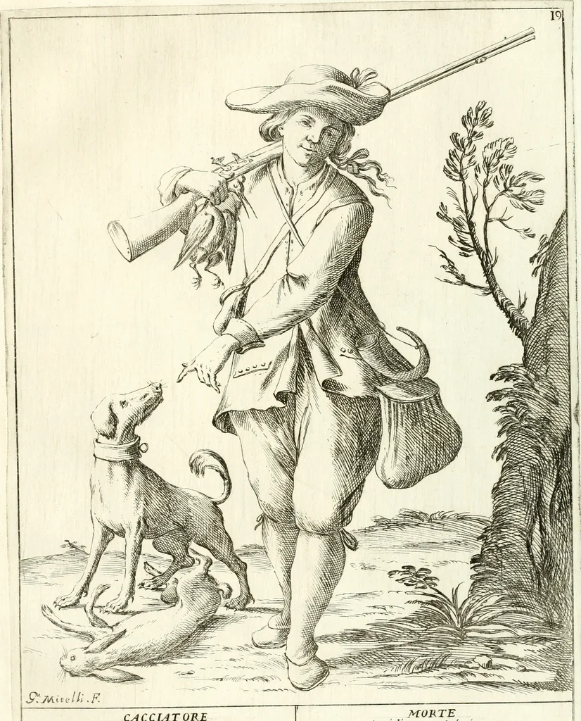 An illustration from Le ventiqvattr' hore dell' hvmana felicità : invenzione disegno ed intaglio, 1675, leaf 48