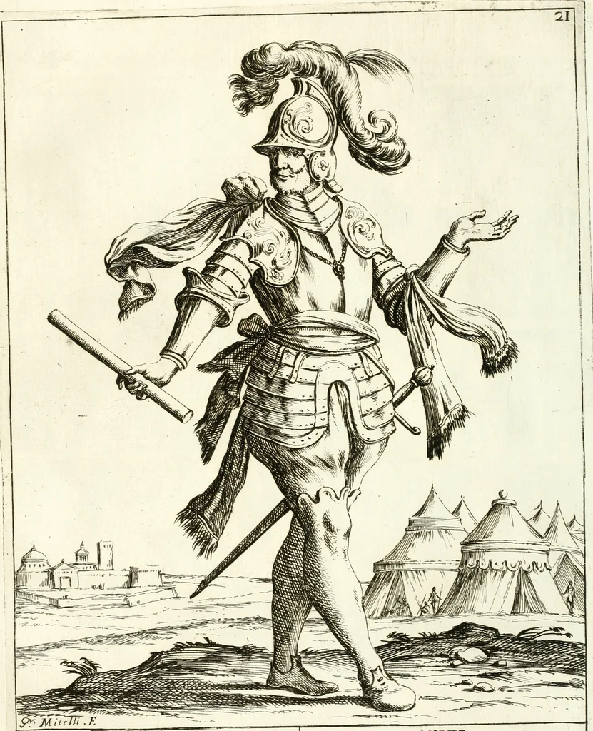 An illustration from Le ventiqvattr' hore dell' hvmana felicità : invenzione disegno ed intaglio, 1675, leaf 52