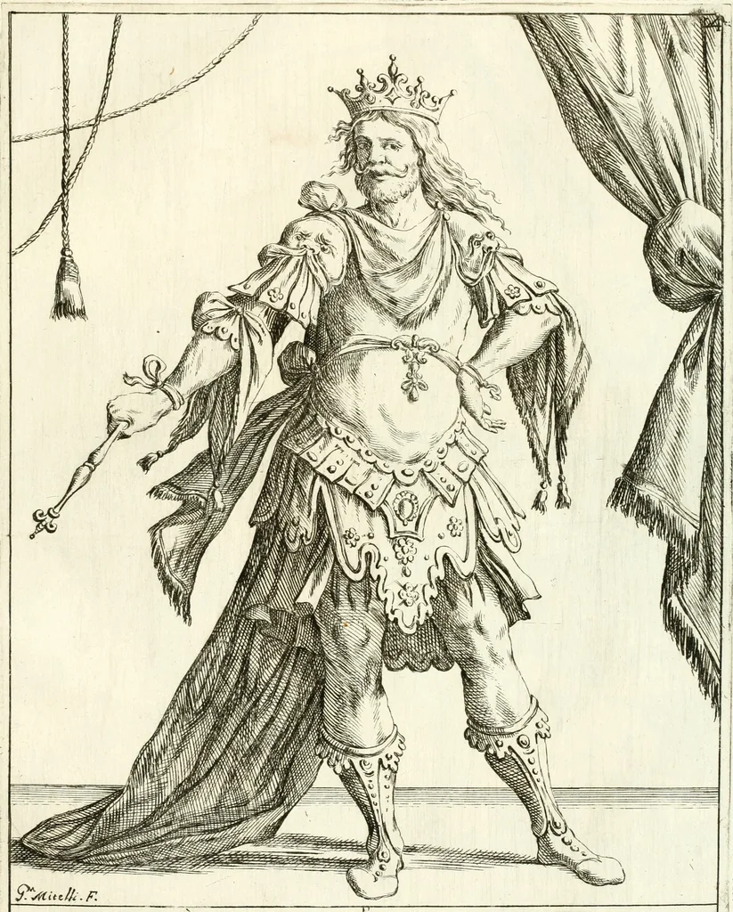An illustration from Le ventiqvattr' hore dell' hvmana felicità : invenzione disegno ed intaglio, 1675, leaf 58
