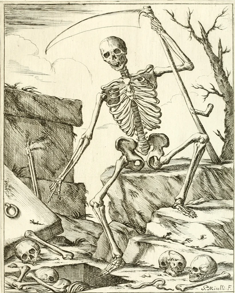An illustration from Le ventiqvattr' hore dell' hvmana felicità : invenzione disegno ed intaglio, 1675, leaf 60