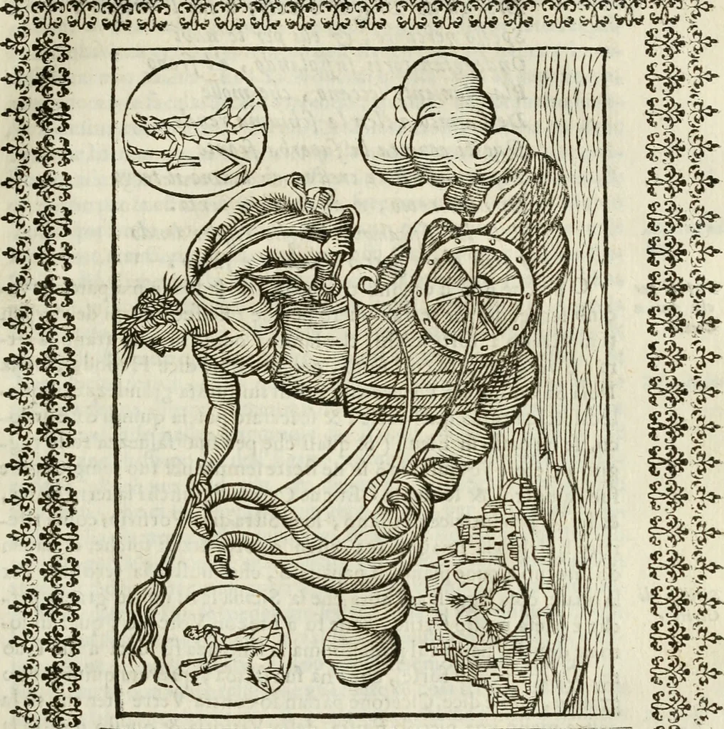 An illustration from Le vere e nove imagini de gli dei delli antichi di Vicenzo Cartari Reggiano. Ridotte da capo a piedi in questa nouissima impressione alle loro reali, & non piu per l'adietro osseruate simiglianze. Cauate da' marmi, bronzi, medaglie, gioie, & altre memorie antiche;, 1615, leaf 222
