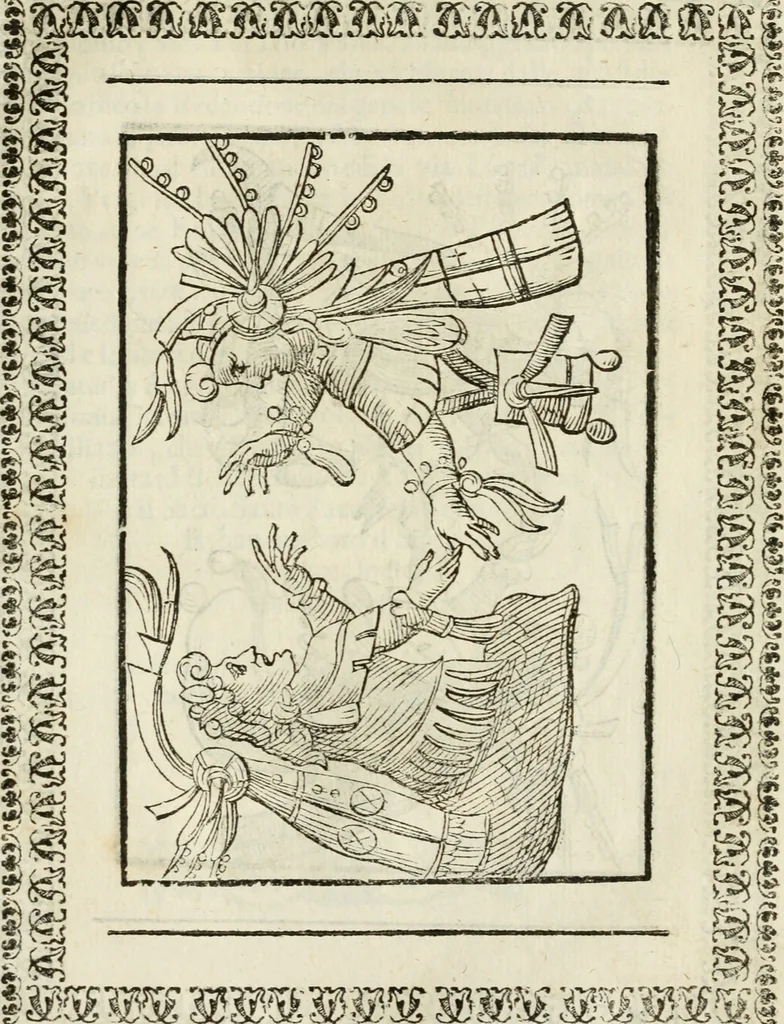 An illustration from Le vere e nove imagini de gli dei delli antichi di Vicenzo Cartari Reggiano. Ridotte da capo a piedi in questa nouissima impressione alle loro reali, & non piu per l'adietro osseruate simiglianze. Cauate da' marmi, bronzi, medaglie, gioie, & altre memorie antiche;, 1615, leaf 622