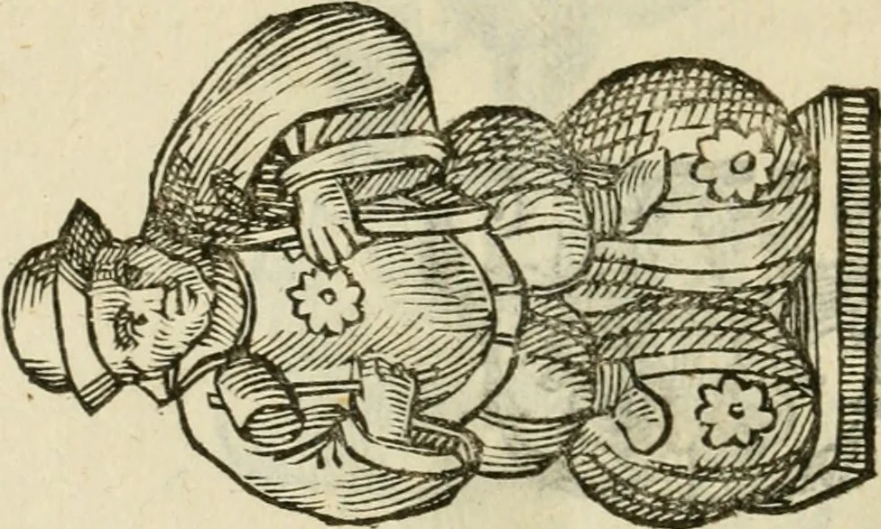 An illustration from Le vere e nove imagini de gli dei delli antichi di Vicenzo Cartari Reggiano. Ridotte da capo a piedi in questa nouissima impressione alle loro reali, & non piu per l'adietro osseruate simiglianze. Cauate da' marmi, bronzi, medaglie, gioie, & altre memorie antiche;, 1615, leaf 655
