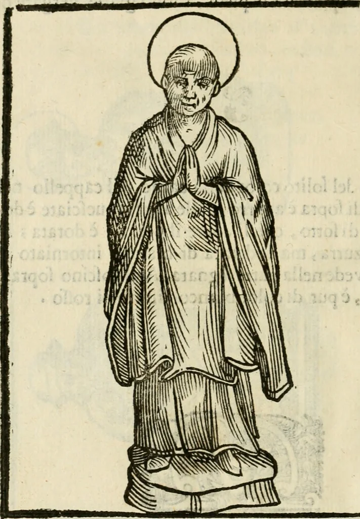 An illustration from Le vere e nove imagini de gli dei delli antichi di Vicenzo Cartari Reggiano. Ridotte da capo a piedi in questa nouissima impressione alle loro reali, & non piu per l'adietro osseruate simiglianze. Cauate da' marmi, bronzi, medaglie, gioie, & altre memorie antiche;, 1615, leaf 657