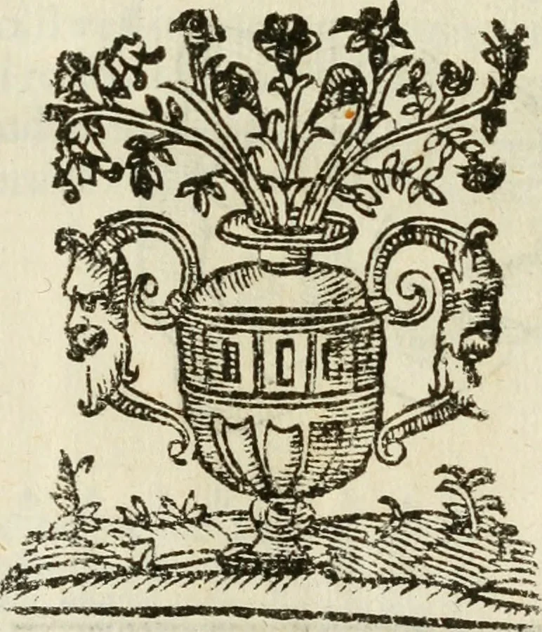 An illustration from Le vere e nove imagini de gli dei delli antichi di Vicenzo Cartari Reggiano. Ridotte da capo a piedi in questa nouissima impressione alle loro reali, & non piu per l'adietro osseruate simiglianze. Cauate da' marmi, bronzi, medaglie, gioie, & altre memorie antiche;, 1615, leaf 658