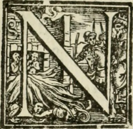 An illustration from Le vere e nove imagini de gli dei delli antichi di Vicenzo Cartari Reggiano. Ridotte da capo a piedi in questa nouissima impressione alle loro reali, & non piu per l'adietro osseruate simiglianze. Cauate da' marmi, bronzi, medaglie, gioie, & altre memorie antiche;, 1615, leaf 9